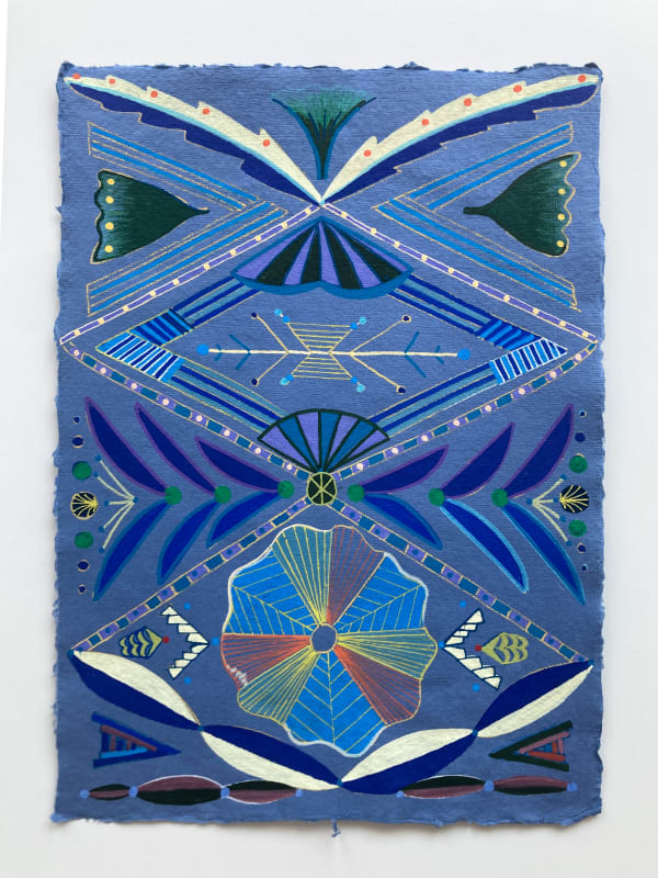 Ruby Palmer, Decorative Structure (Blue), 2023