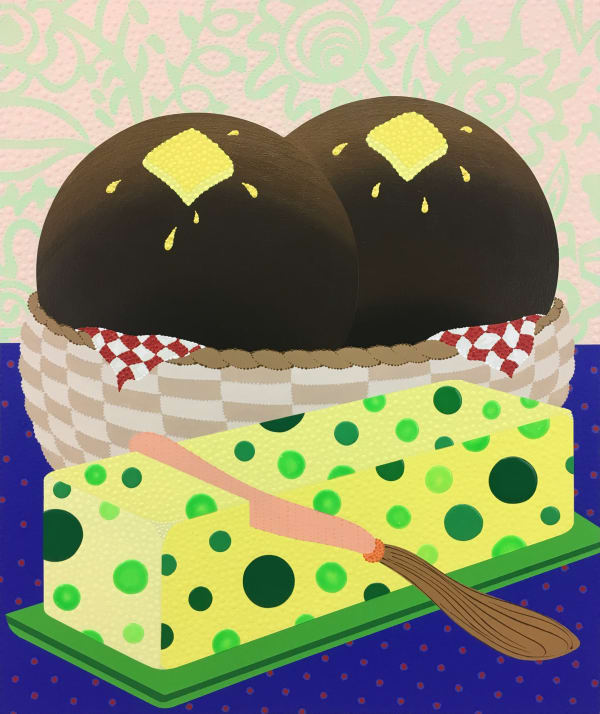 Eric Hibit, Pumpernickel and Green Butter, 2020