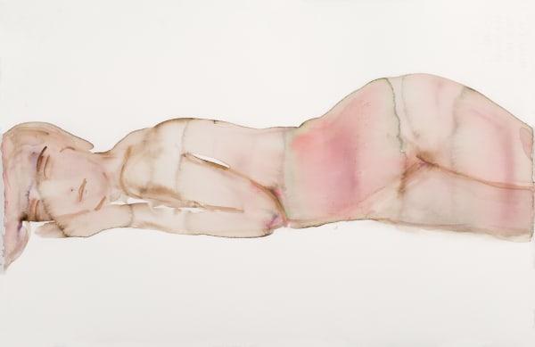 Kim McCarty, Brown/Pink Magenta Reclining - Small, 2017