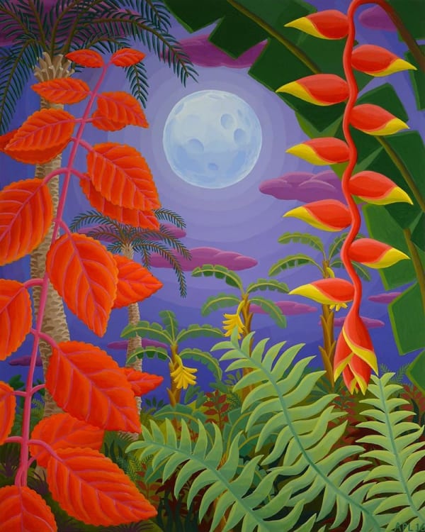 Amy Lincoln, Coleus and Hanging Lobster Claw, 2016