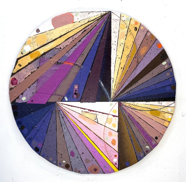 Nathan Randall Green, Four Skies (Portal / Core Sample), 2024