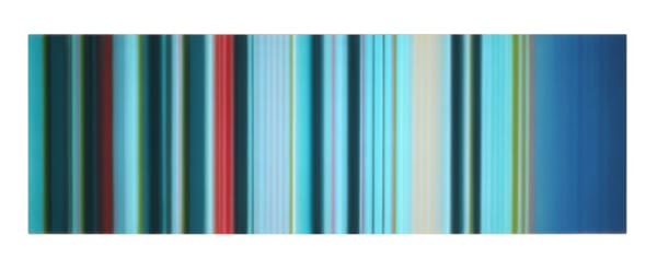 Tim Bavington, Aquamarine, 2017