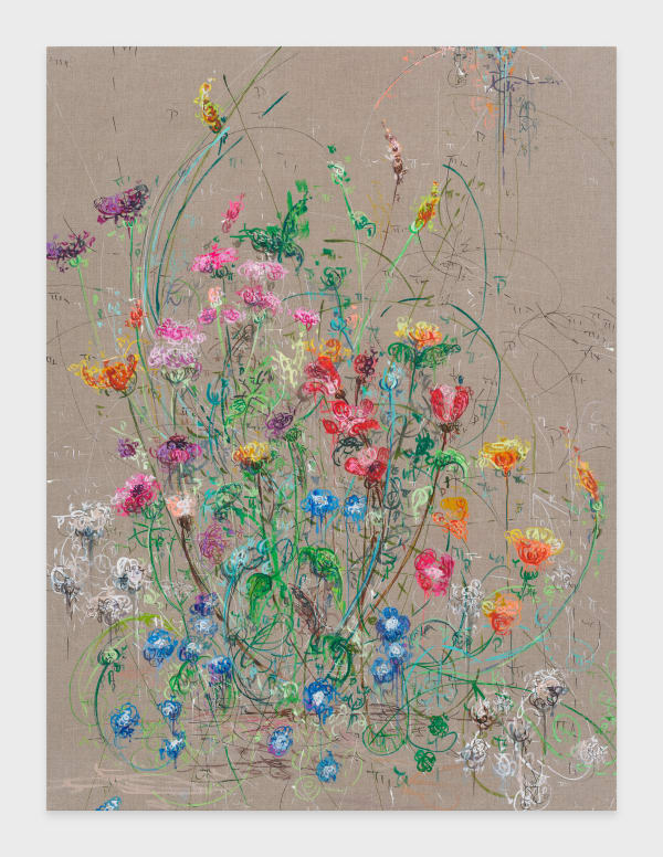 Kysa Johnson, Ghosts In Common - Eat The Sun - Subatomic Decay Patterns and Wildflowers 6, 2022