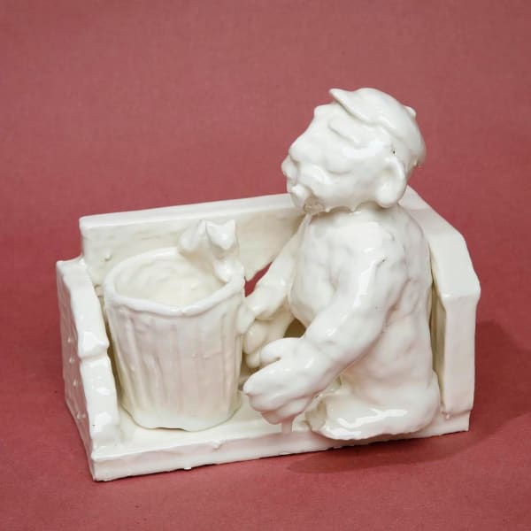 Jeffry Mitchell, Garbageman and alley Cat, 2015