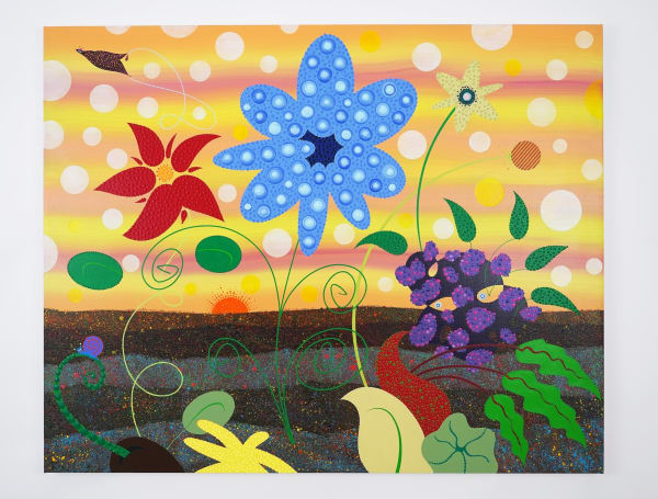 Eric Hibit, Sunspots in the Garden, 2024