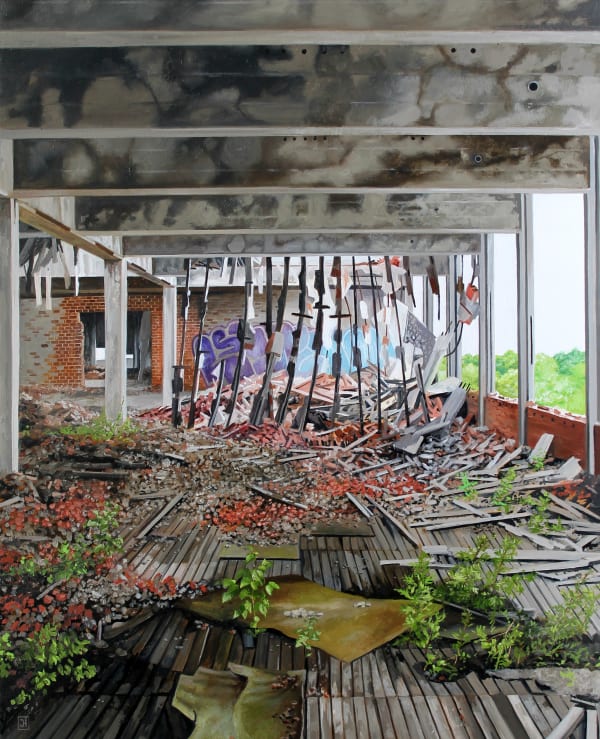 Twenty by Sixteen 2017, Jessica Hess, Detroit VI, 2017