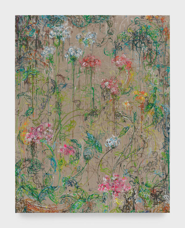 Kysa Johnson, Ghosts In Common - 1348/2021 (Ring O’ Ring O’ Roses) - Particle Decay Patterns and Garden 1, 2021