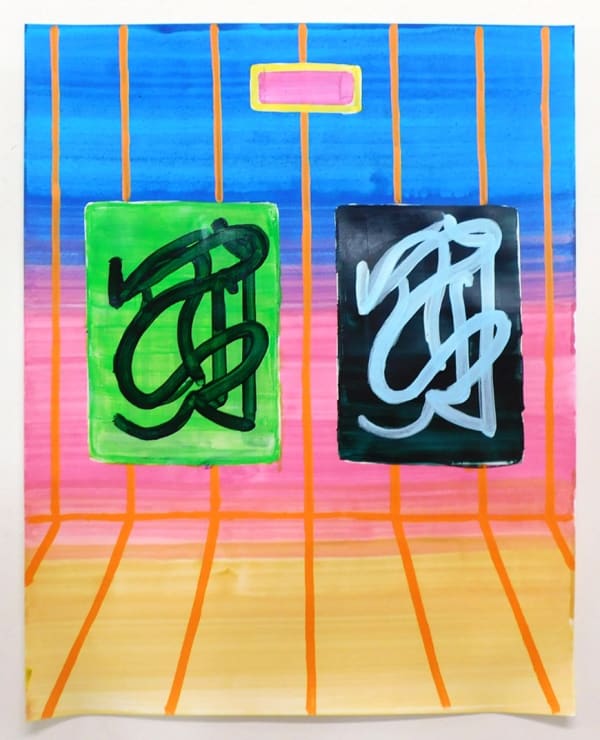 The Pursuit of Aesthetics, Jason Stopa, Study for Washed Out Stage with Pin Window, 2020