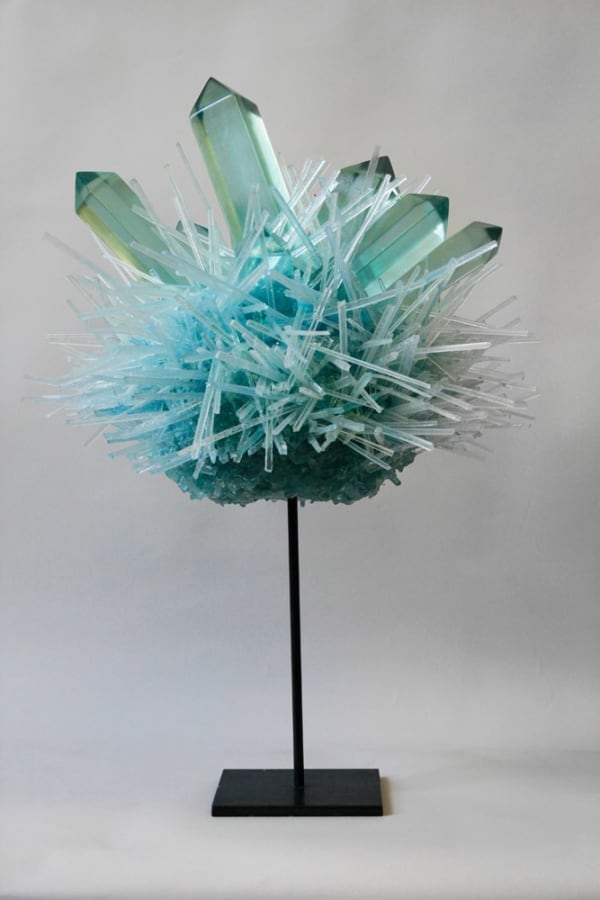 Carson Fox, Blue Green Crystal Pom, 2013