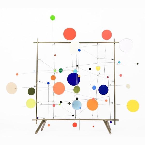 BRAD HOWE - Pinon, 2020. Stainless steel, aluminum, urethane.