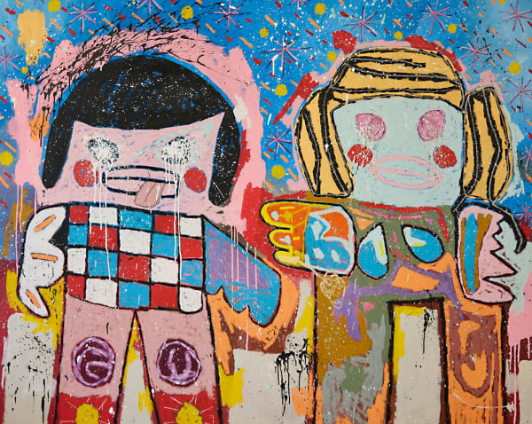 Adam Handler, Me and Kelly Day Drinking in Douro, Morrison Gallery