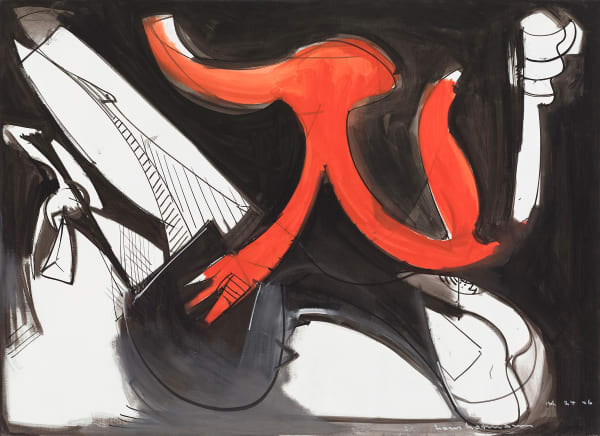 HANS HOFMANN - Fear, 1946. Oil on canvas.