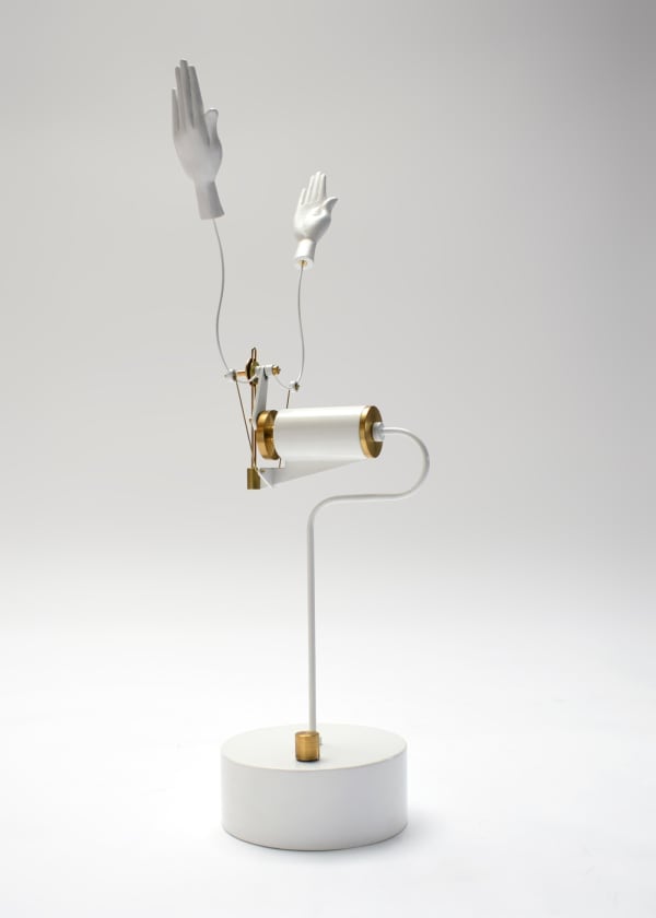 Martin Smith, Applause Machine, White, 2024