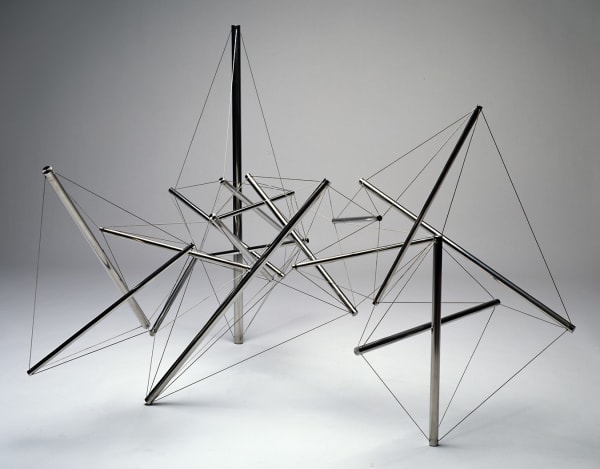Kenneth Snelson Estate - Mozart I steel sculpture