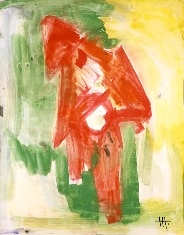 HANS HOFMANN - Untitled, 1950. Gouache on paper.