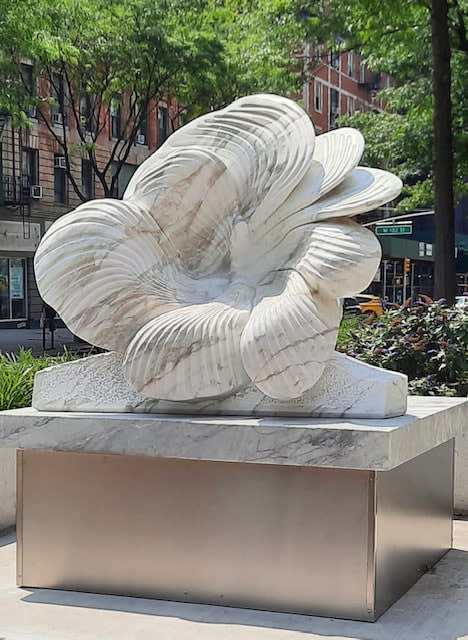 JON ISHERWOOD - Bloom 5, A Chance's Wish, 2021. Calcatta Gold marble.