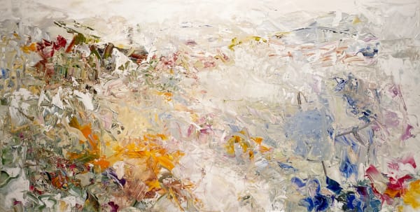 CHRISTINE HAYMAN - Light Over the Meadow, 2021. Oil on canvas.