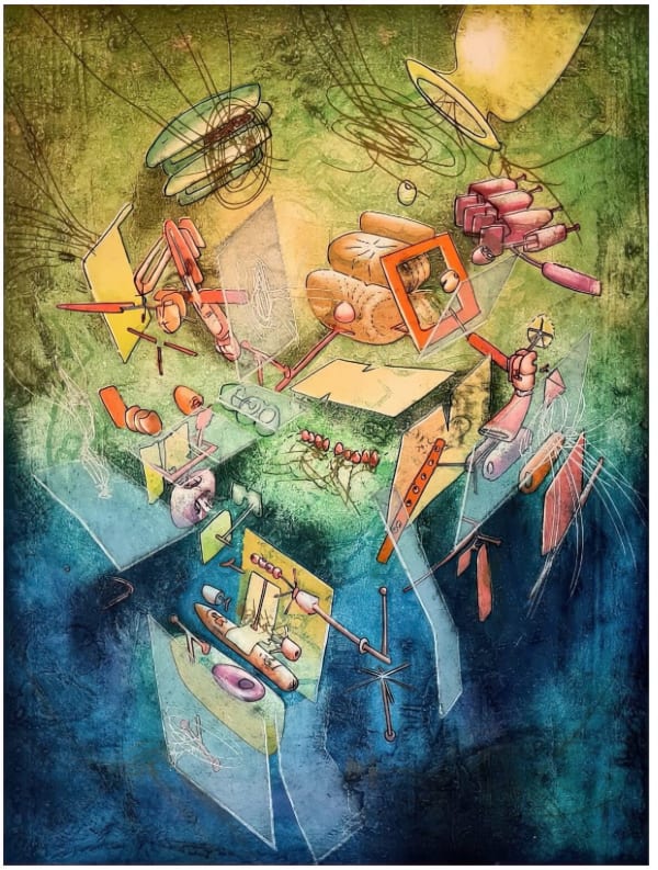 Roberto Matta, OUVRE L'INSTANT, 1977