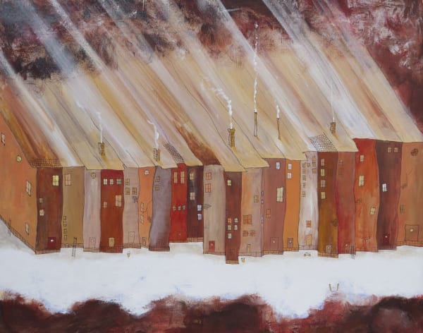 Per Nylén, The fourth house from the left is for sale