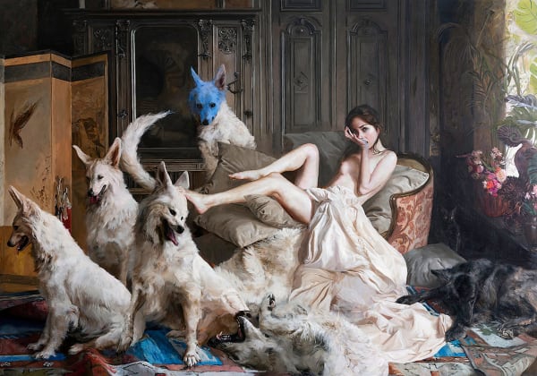 Guillermo Lorca, Sade and the dogs, 2023