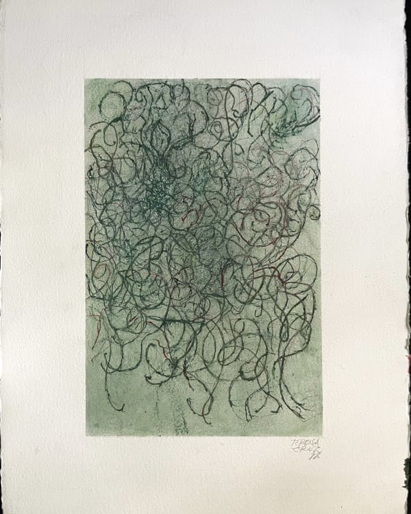 Teresa Cruz Elton, light green Nro 0344, 2019