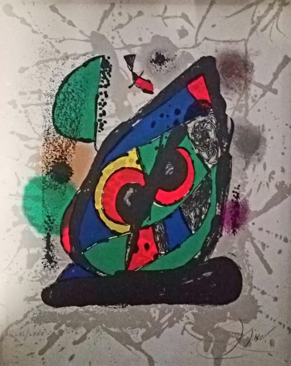 Joan Miró, LITOGRAFO IV, 1982