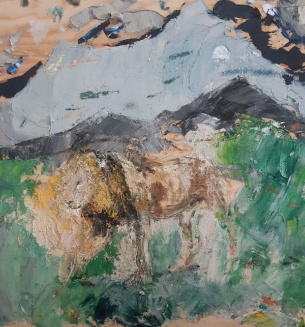 Nelly Schmücking, lion002_60x60_2021, 2022