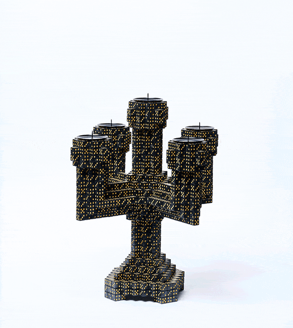 Diederik Schneemann, Lucky dice table candelabra