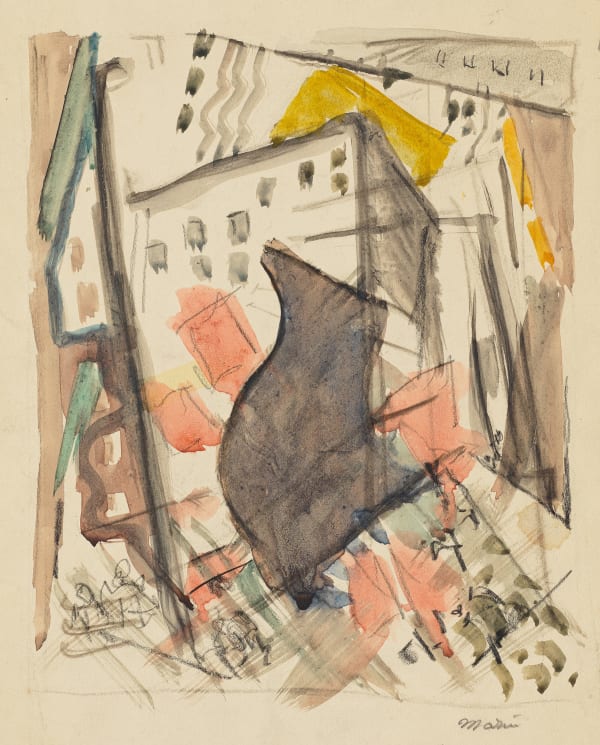 John Marin, Downtown, New York, c. 1925
