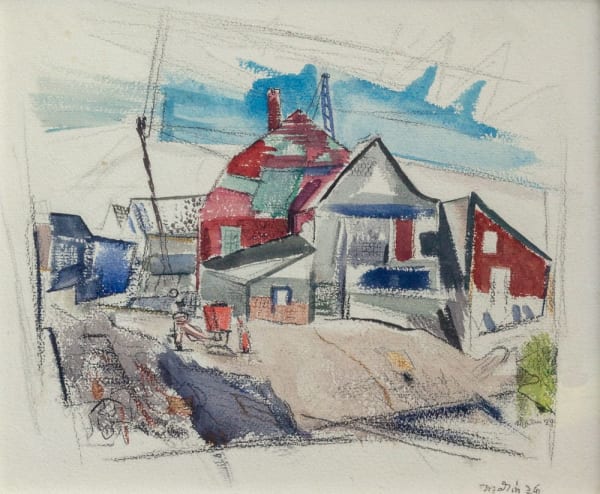 John Marin, The Wharf, 1926