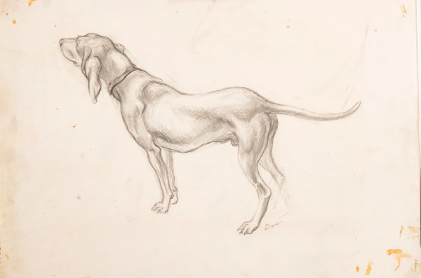 Thomas Hart Benton Study for "The Kentuckian", 1954