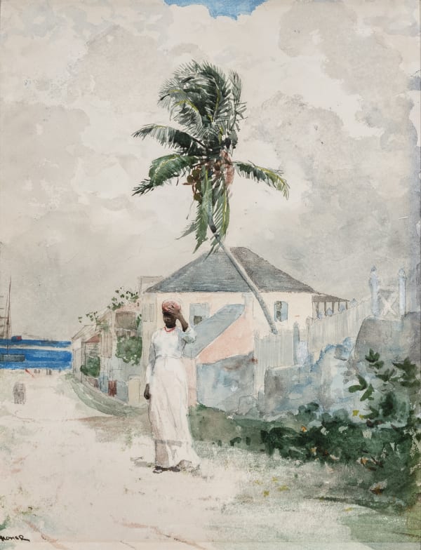 Winslow Homer, Along the Road, the Bahamas (Near the Queen's Staircase), 1885