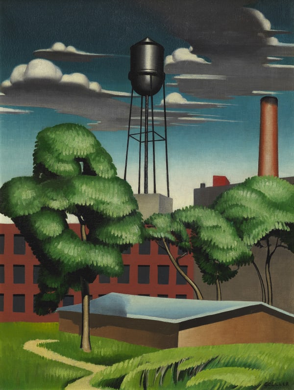 Charles Goeller, Factory, c. 1938