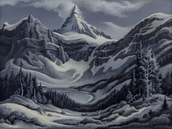 Thomas Hart Benton Study for Trail Riders, 1964