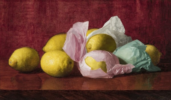 William McCloskey, Still Life with Wrapped Lemons, c. 1895
