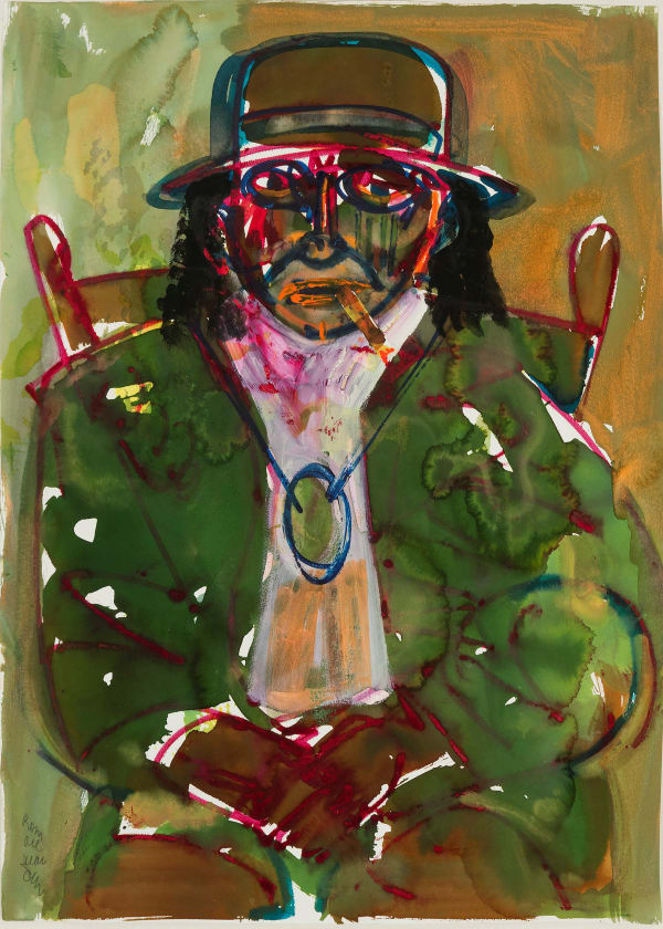 Romare Bearden, The Green Man, 1984