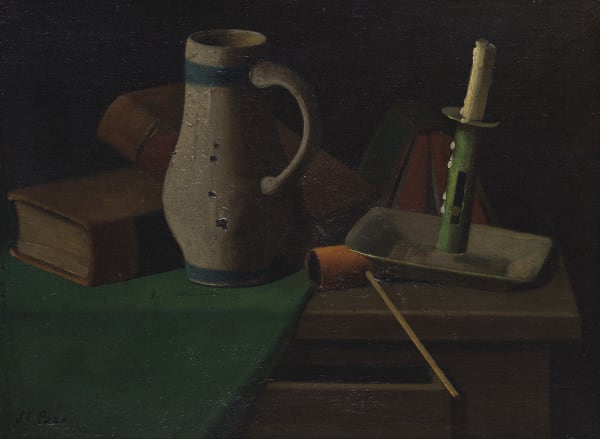 John Frederick Peto, Jug, Pipe and Candleholder