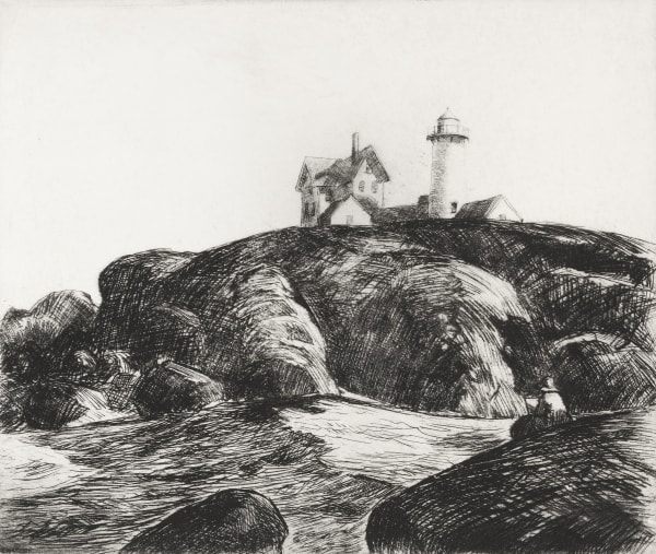 Edward Hopper, The Lighthouse, Maine, 1923