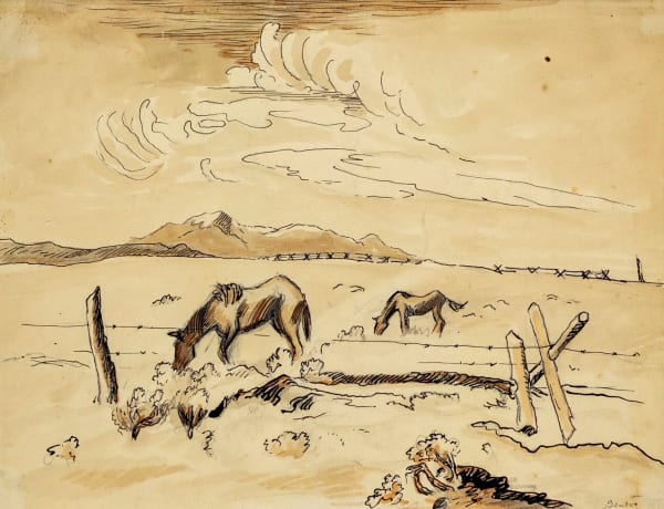 Thomas Hart Benton Wyoming Landscape