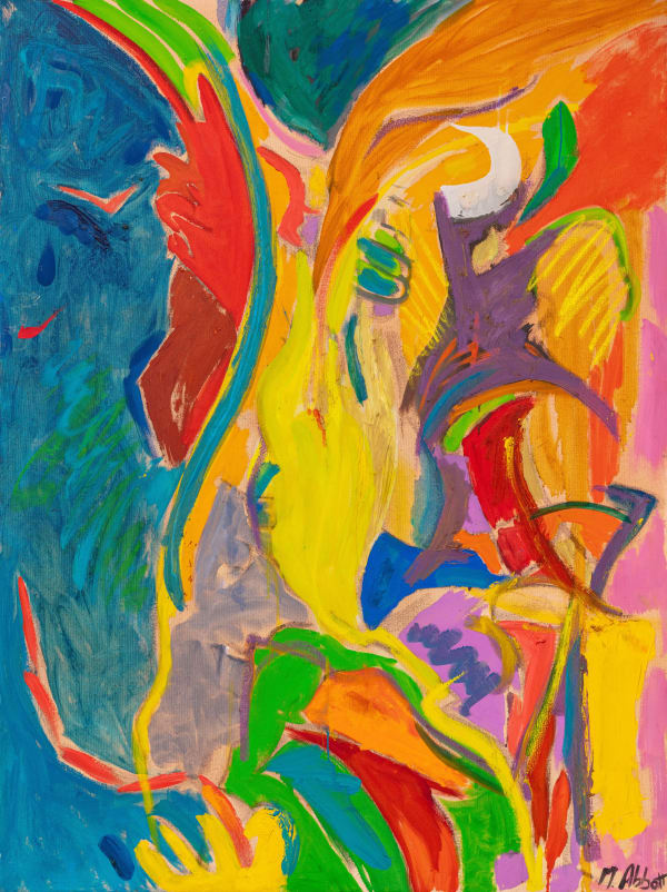 Mary Abbott (1921-2019) Untitled Signed at lower right: M. Abbott; inscribed with the artist's inventory number and stamped with the estate stamp on verso: MAC 1-16 / The Estate of / Mary Abbott / (1921–2019) Oil on canvas 48 x 36 inches 121.9 x 91.4 cm