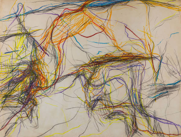 Mary Abbott (1921-2019) Untitled Oil on paper 35⅛ x 46 inches 89.2 x 116.8 cm