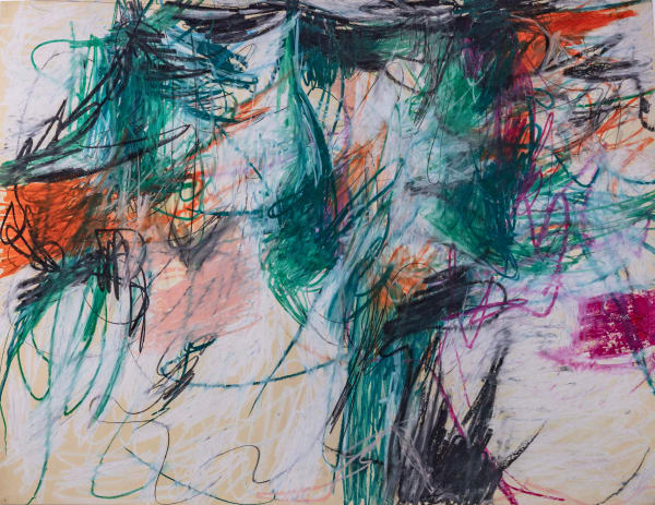 Mary Abbott (1921-2019) Untitled Oil on paper 35¼ x 45¼ inches 89.5 x 114.9 cm