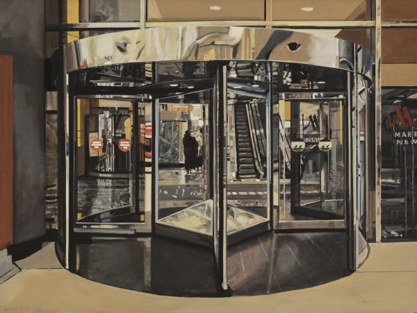 Richard Estes, Hotel Entrance, 2019