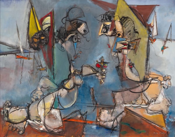 Max Weber, Bathers, 1946
