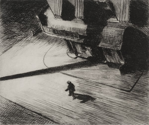 Edward Hopper, Night Shadows, 1921