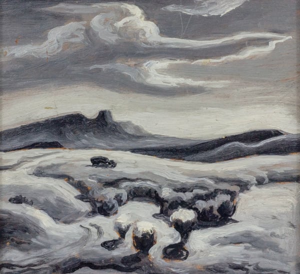 Thomas Hart Benton Study for "Utah Desert", 1952