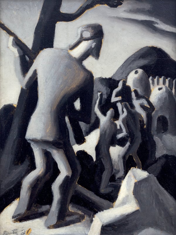 Thomas Hart Benton Study for "American Historical Epic — Colonial Expansion: Struggle for the Wilderness", c. 1924-26 ON LOAN