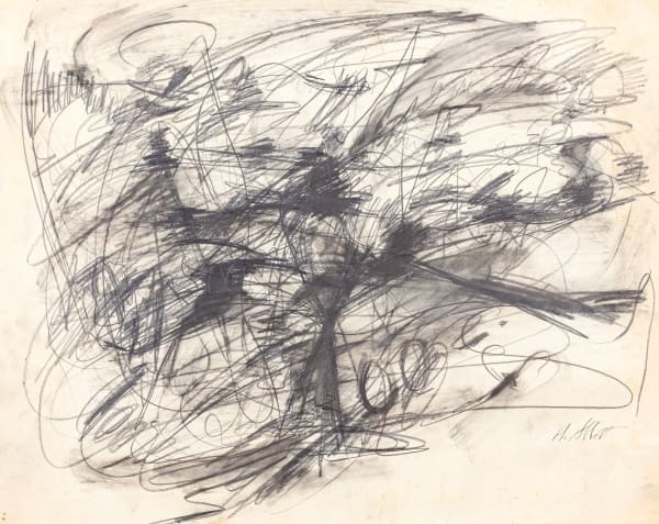 Mary Abbott (1921-2019) Untitled Signed at lower right: M. Abbott Charcoal and pencil on paper 22⅝ x 28½ inches 57.5 x 72.4 cm