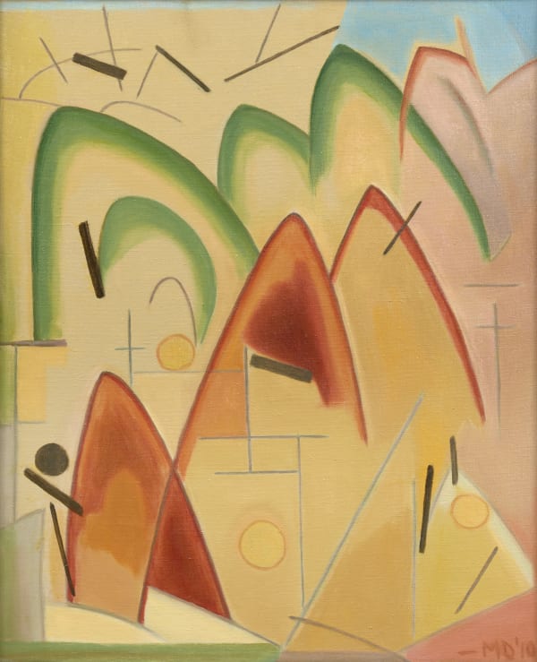 Manierre Dawson Prognostic (Right Panel of Triptych), 1910