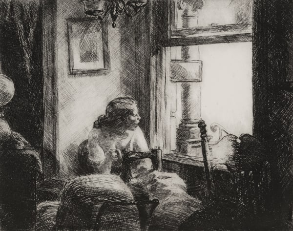 Edward Hopper, East Side Interior, 1922
